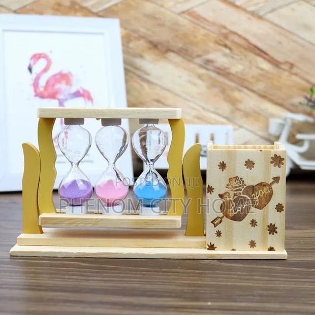 Pen Stand With Hourglass Timer - thumbnail 2