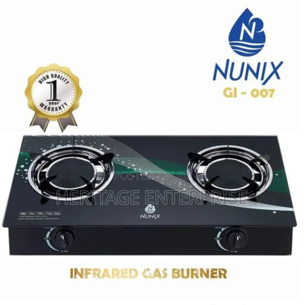 Two Burner Glass Top Infrared