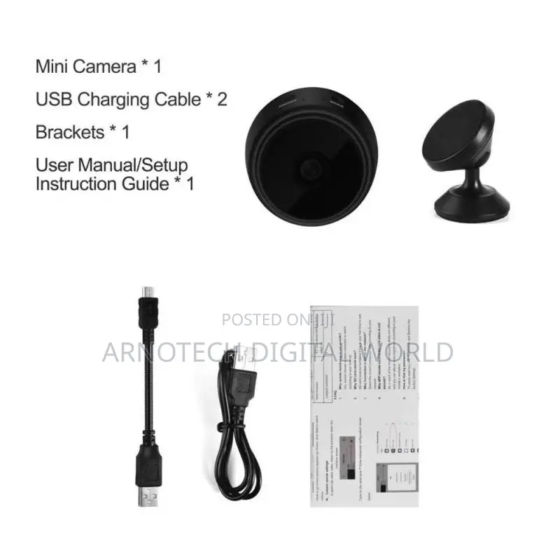 A9 Mini Surveillance Cameras With Wifi