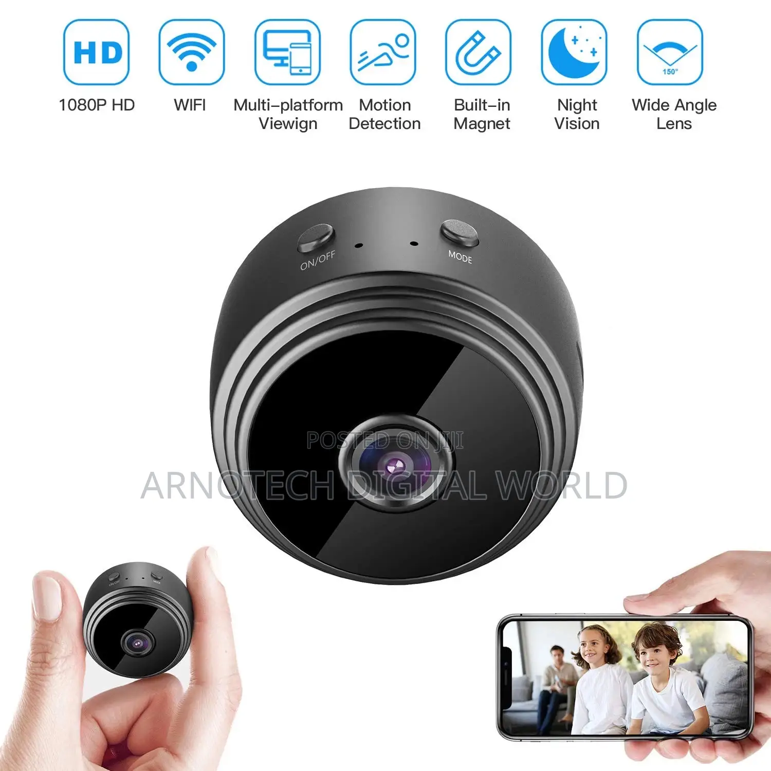 A9 Mini Surveillance Cameras With Wifi