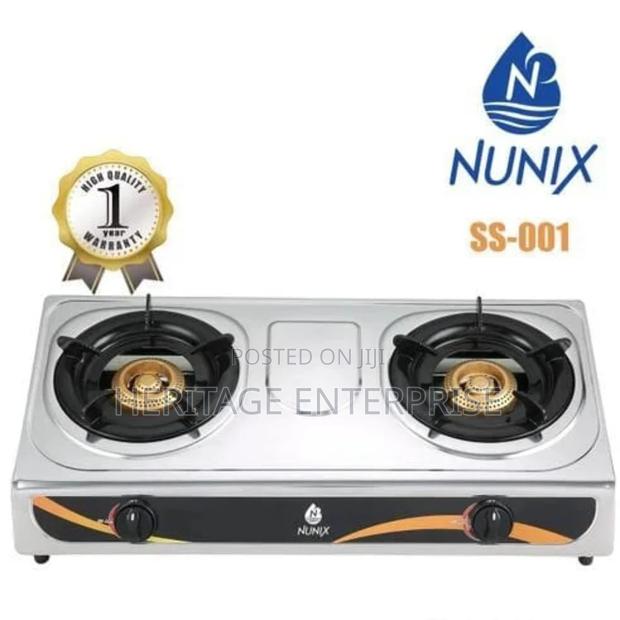 Table Top Gas Stove Nunix 2 Bunner Table Top - main view