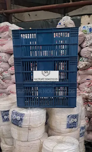 Navy Blue Storage Bread Crates