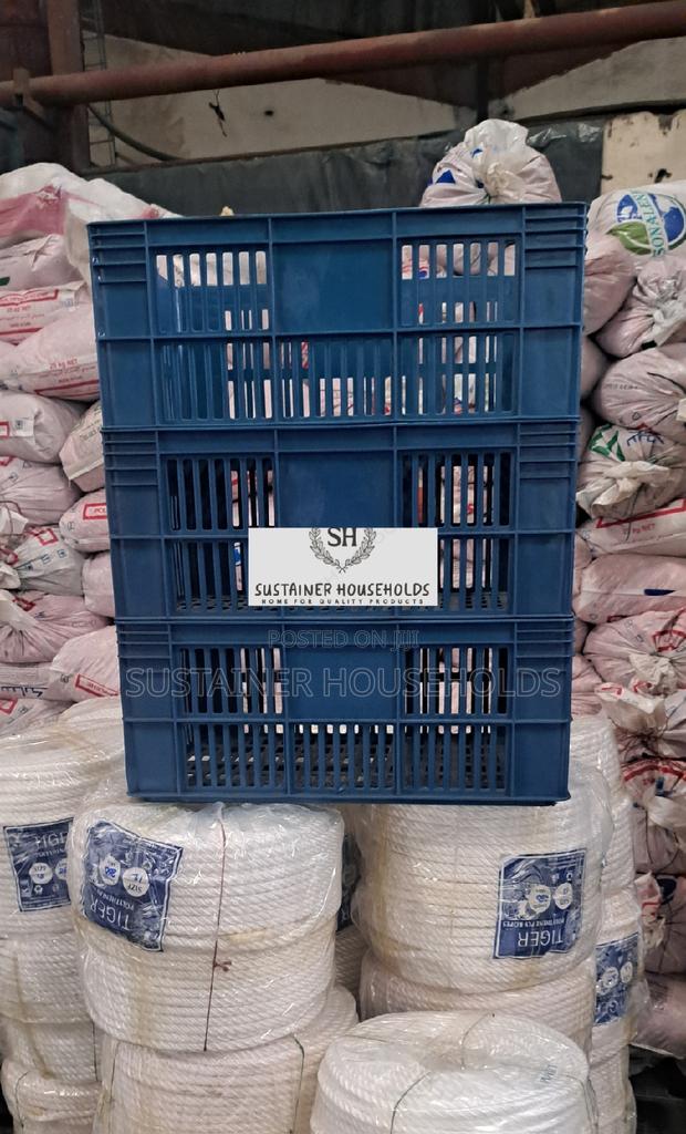 Navy Blue Storage Bread Crates - main view