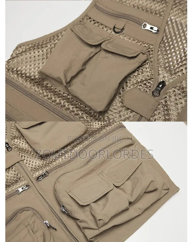 Outdoor Half Coat Cargo Vests