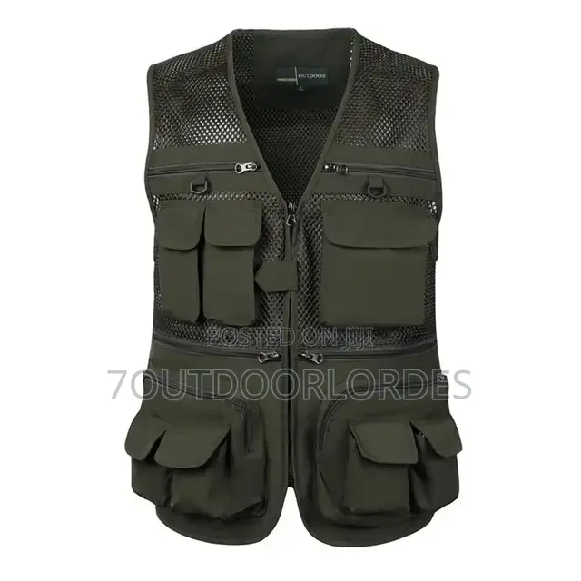 Outdoor Half Coat Cargo Vests