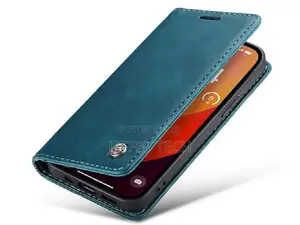 Leather Wallet Case With Stand for iPhone 15 Pro - Teal