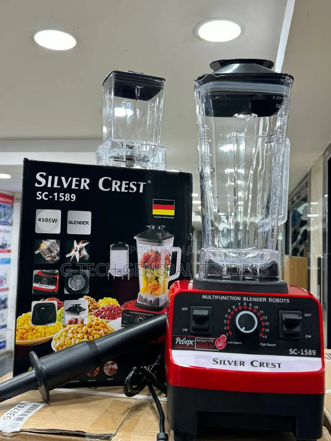 Silvercrest 2in1 Commercial Blender 4500w Heavy Duty