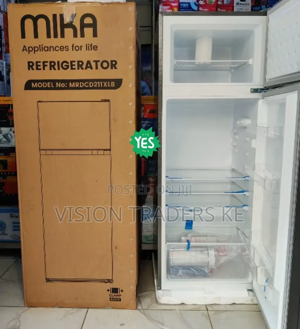 Mika 211litres Double Door Refrigerator°