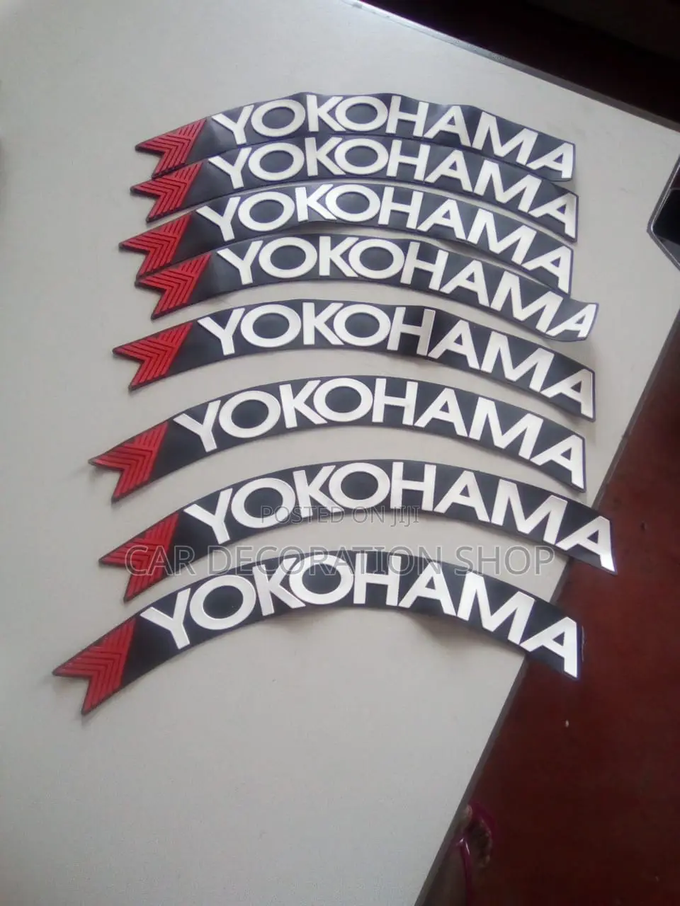 YOKOHAMA Tire Stickers 8pcs
