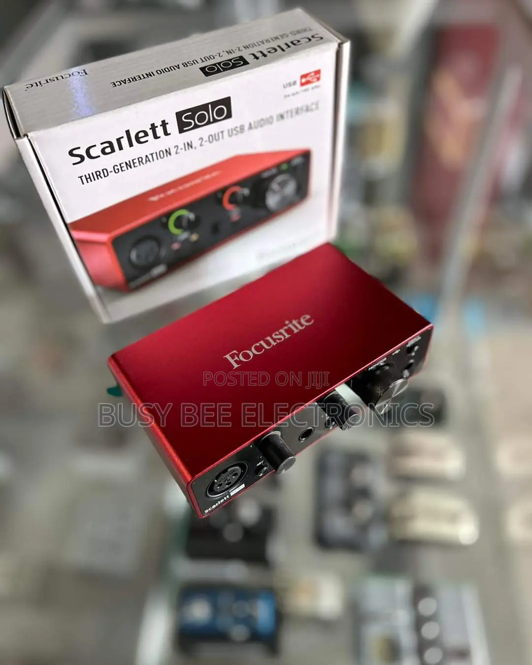 Scarlet Solo Third Generation Audio Interface