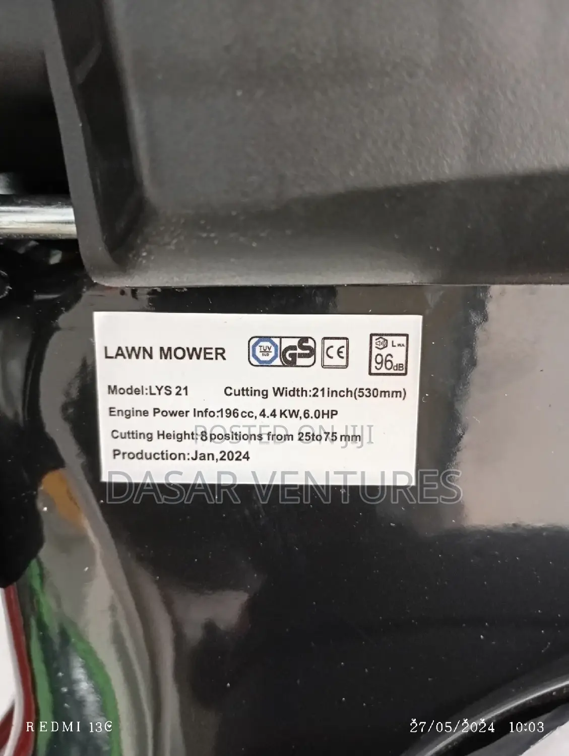 Lawn Mower Loncin 6.0hp