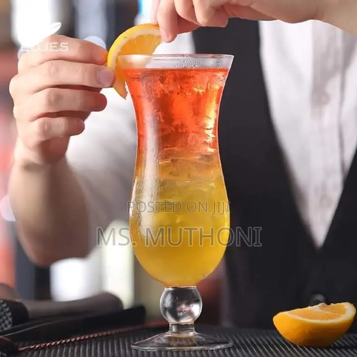 EJ7648 Deli Hurricane Glass 450ml a Set of 6pcs.