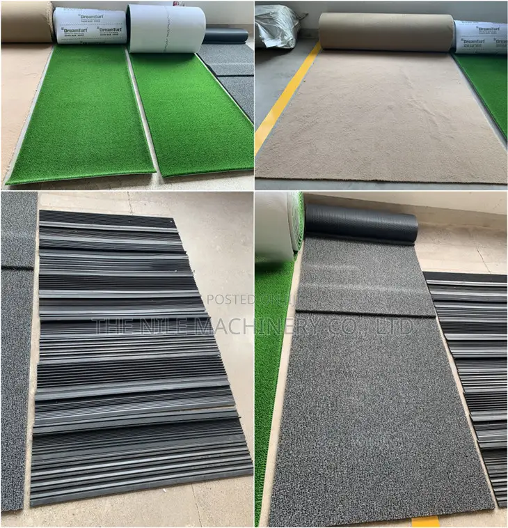 Alluvial Gold Enrichment Sluice Box With Gold Grass Carpet