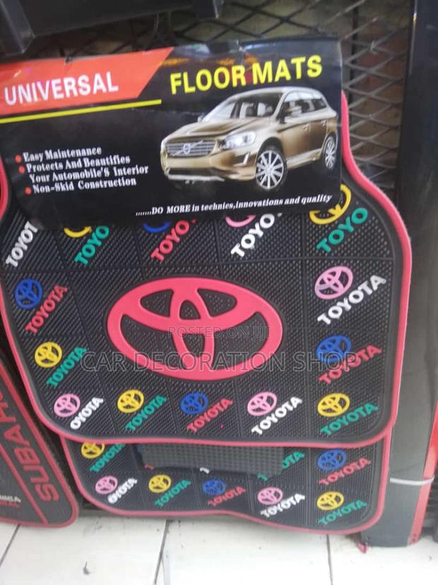 Toyota Floor Mats With Many Toyota Letters