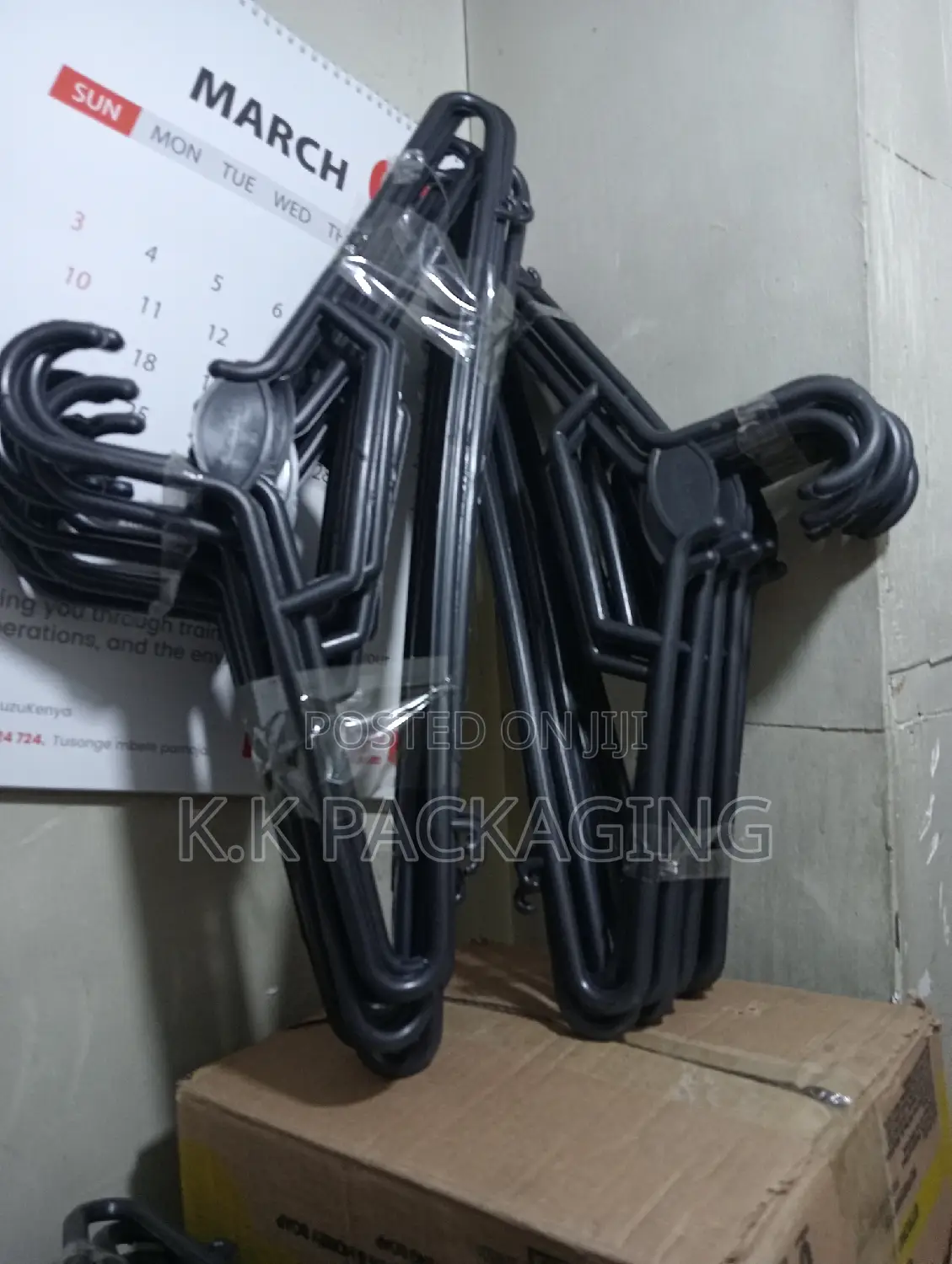 New Plastic Black Hangers