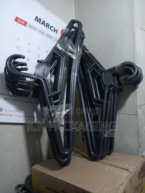 New Plastic Black Hangers