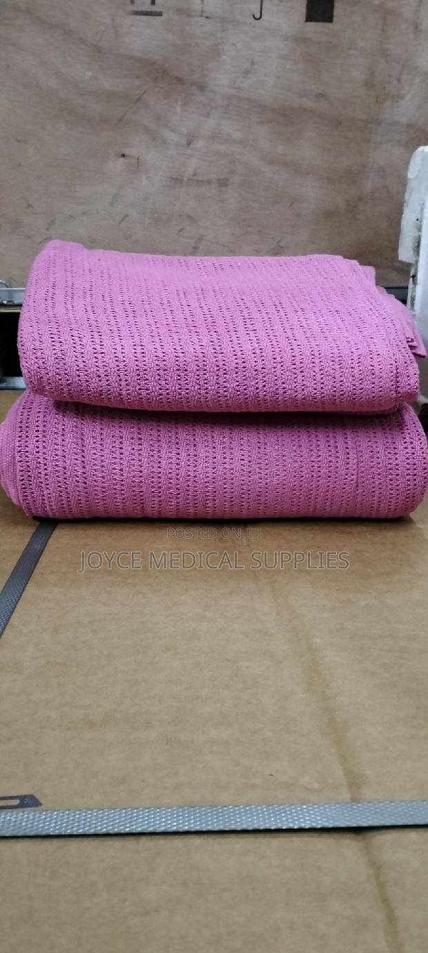 Hospital Blankets Pink in Colour - main view