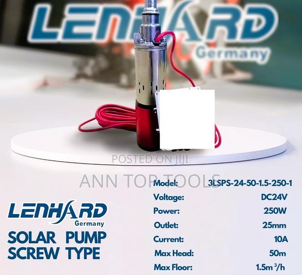 Lenhard Solar Submersible Pump 250w, Head 50 MTRS