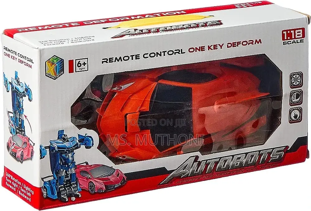 Kids Rechargeable Rc Robot Car