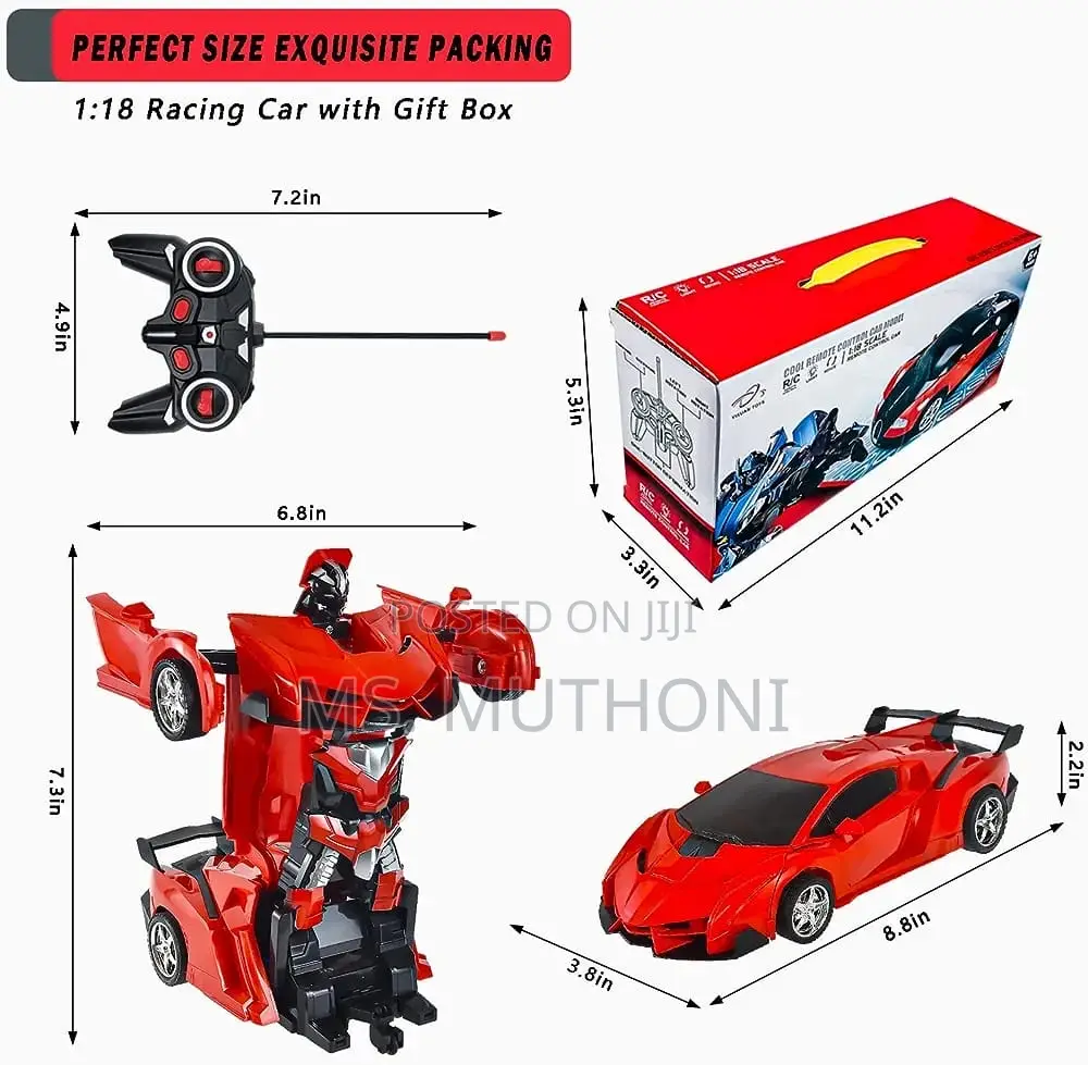 Kids Rechargeable Rc Robot Car