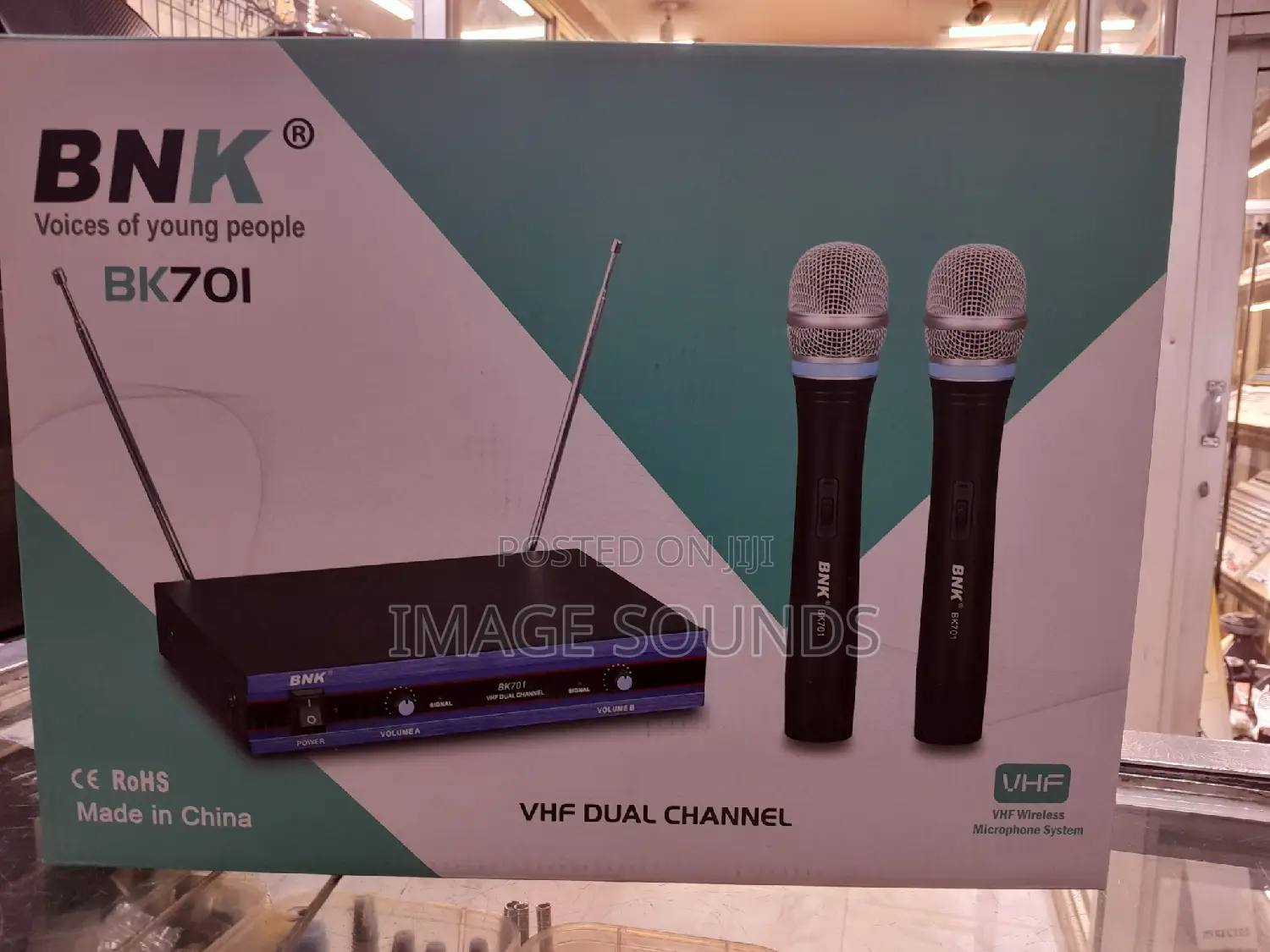 VHF Dual Wireless Mic BNK 701
