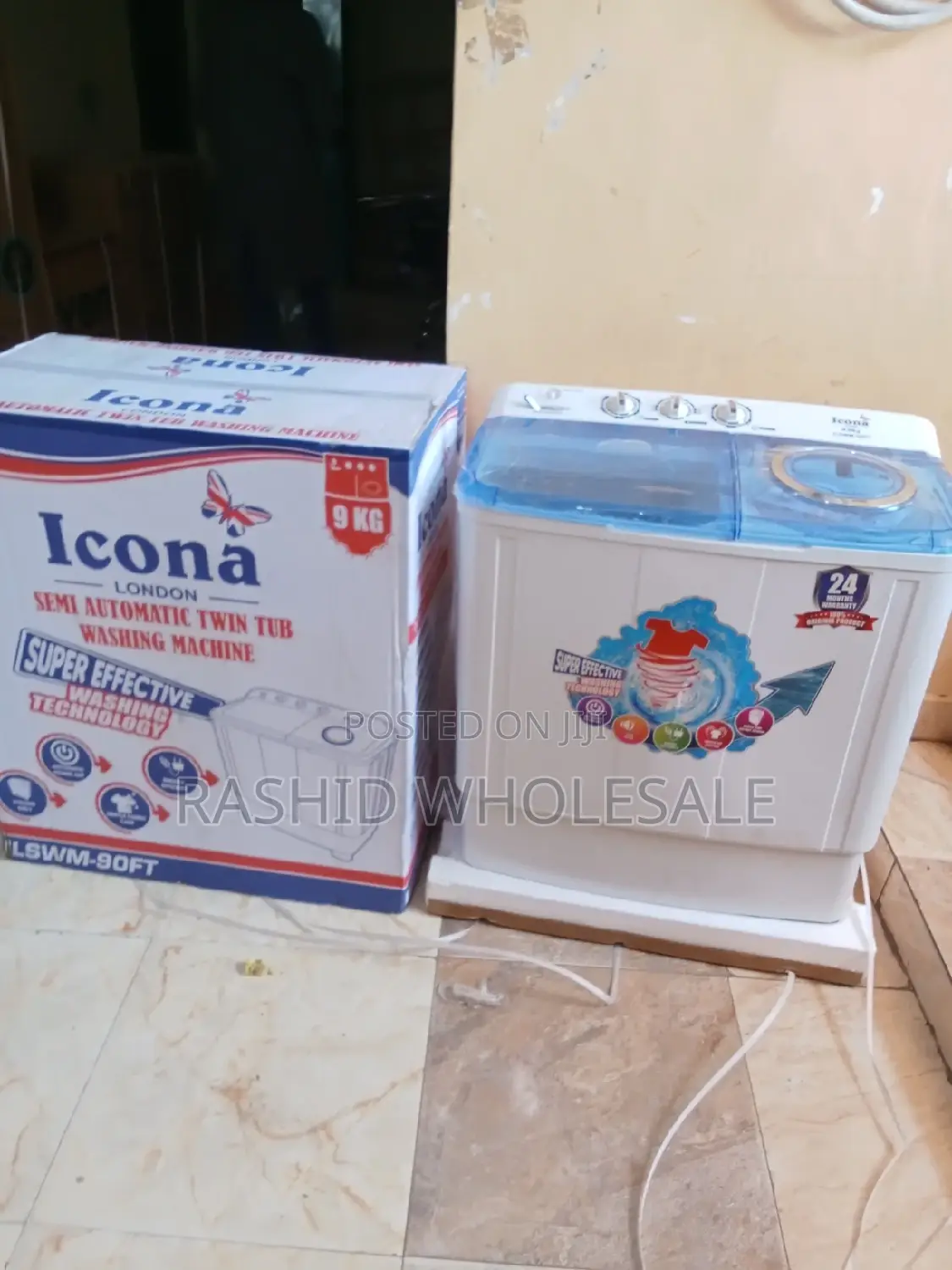 Icona Washing Machine 9kgs.