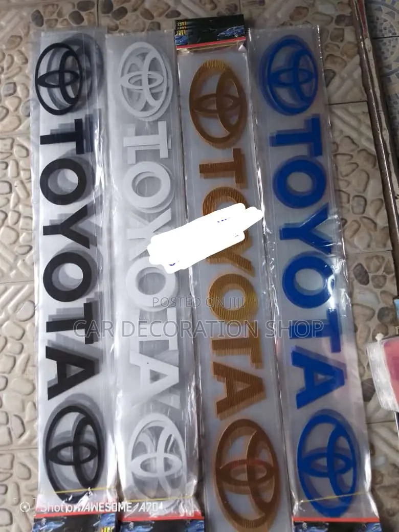 Toyota Body Clear Stickers