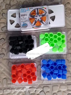 17/19/21 Silicone Colored 20pcs Rim Nut