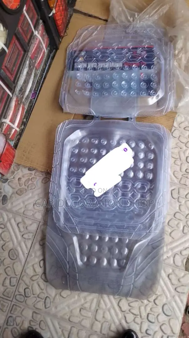 7 Seater Clear Plastic Mats