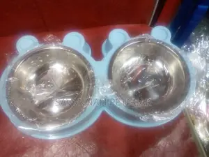 Stainless Steel Double Dog Cat Bowl Puppy Bowl