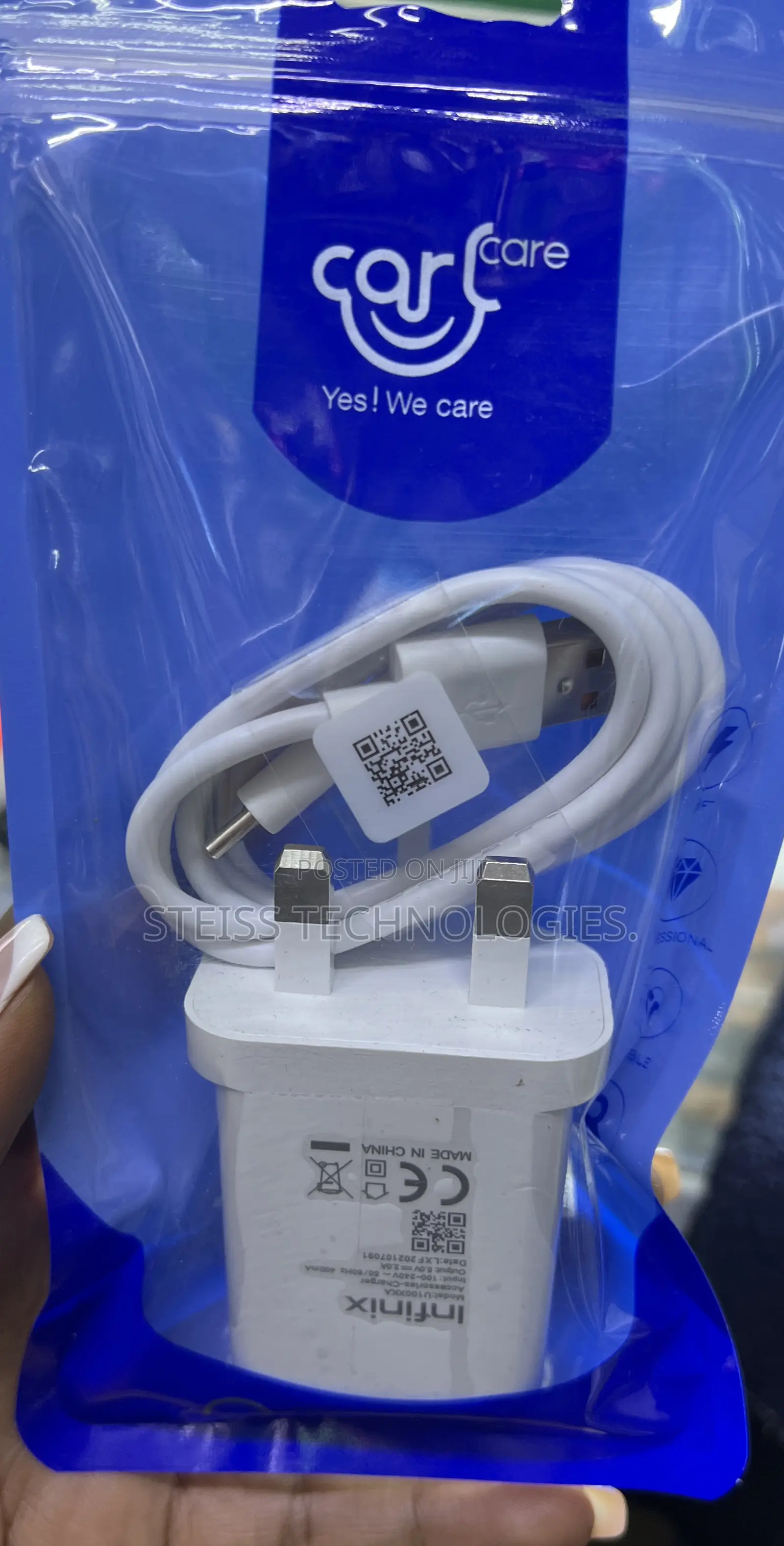 Infinix Original Fast Charger.