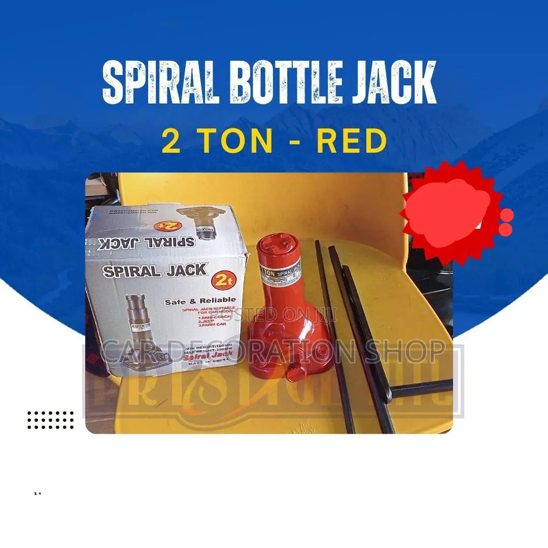 New Red or Black Spiral Jack 2 Tons