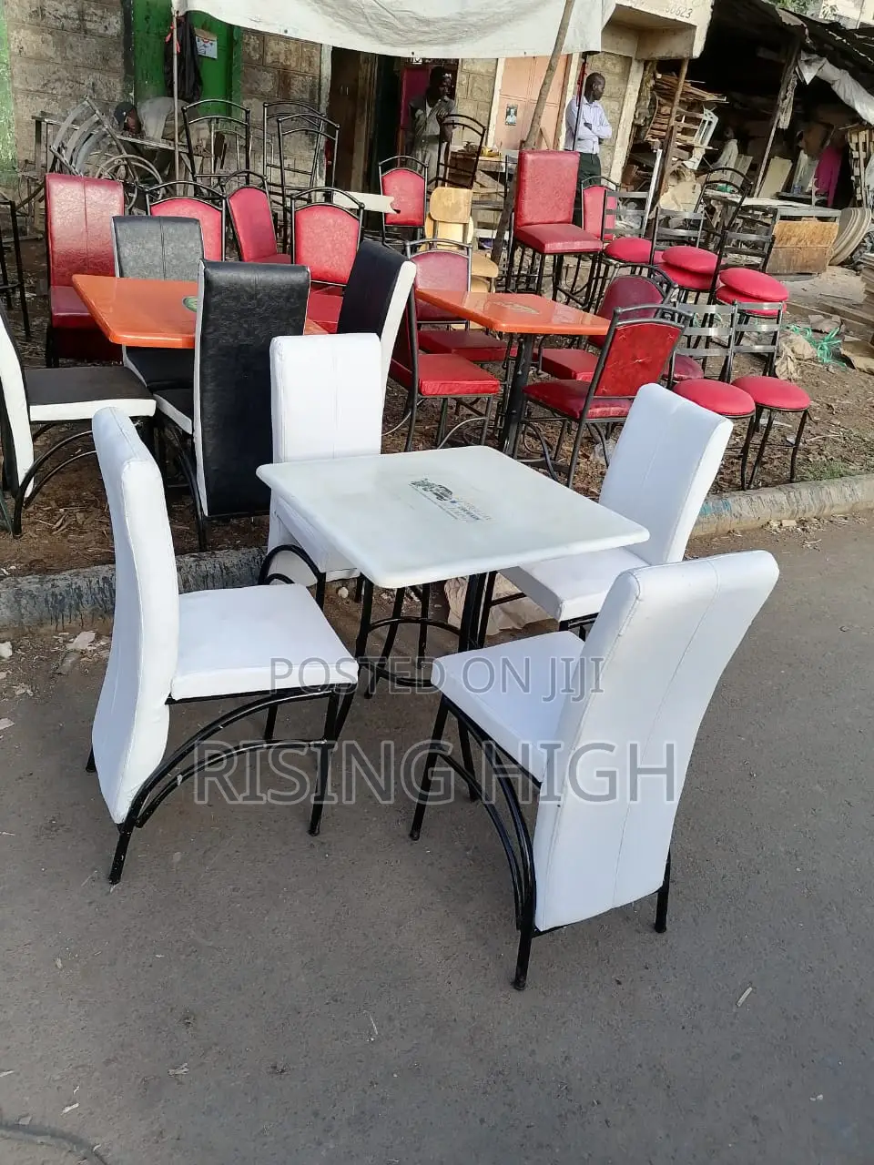 Great Top Complete Set of Restaurant Tables and Chairs