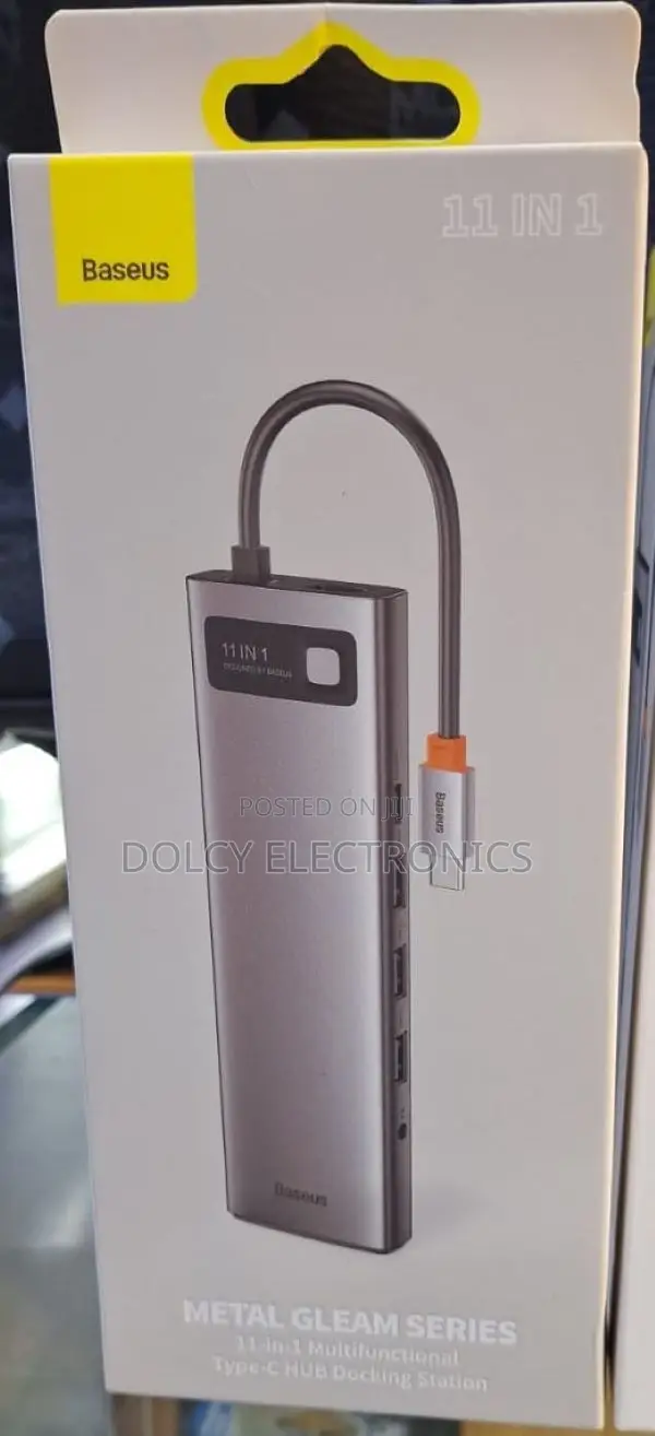 Baseus Metal Gleam Series 11-in-1 Multifunctional Type-C Hub