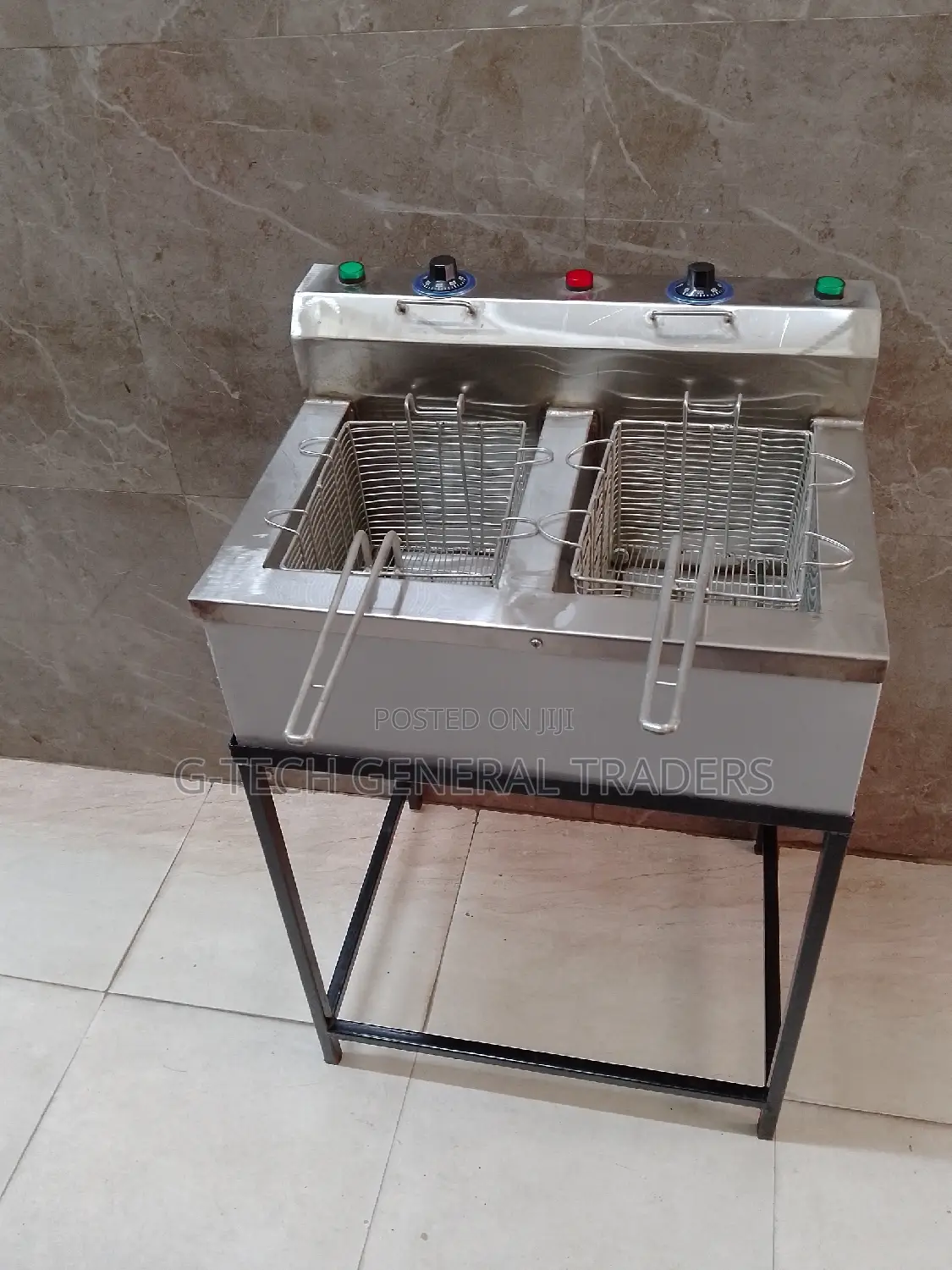 Double Electric Professional Chips Fryer Juakali 20l