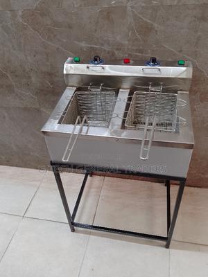 Double Electric Professional Chips Fryer Juakali 20l - main view