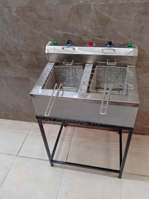 Double Electric Professional Chips Fryer Juakali 20l