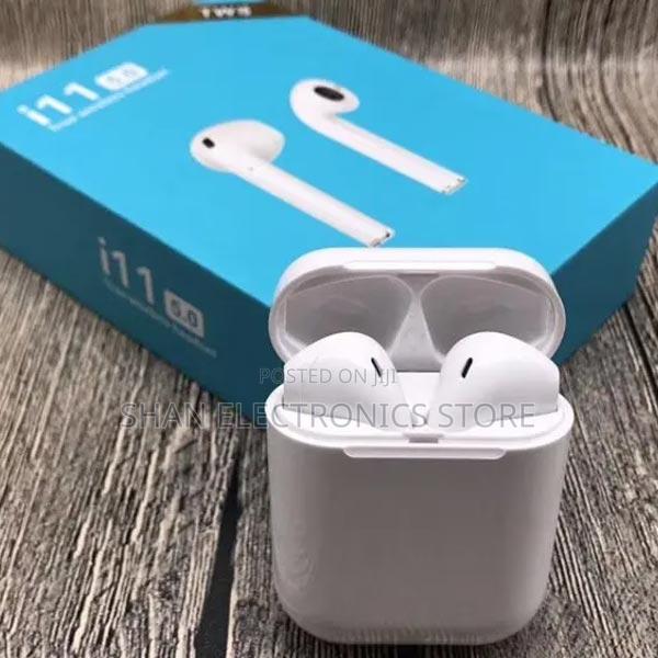 I11 TWS Air Pod Wireless Ear-Bud- White