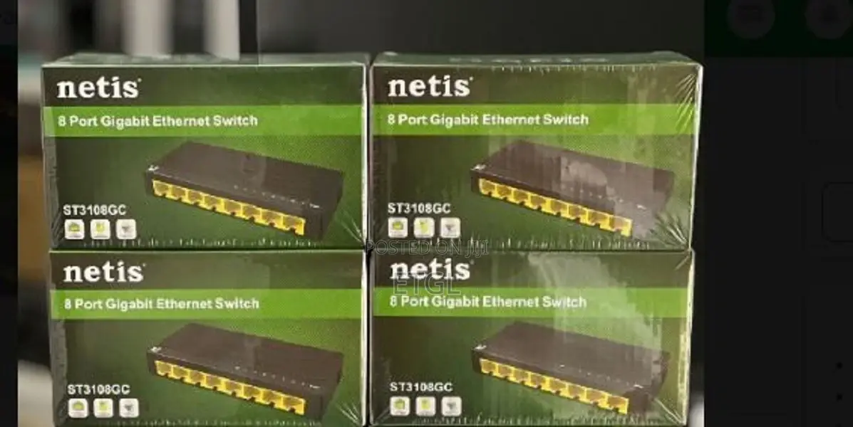 Netis 8 Port Gigabit Ethernet Switch ST3108GC