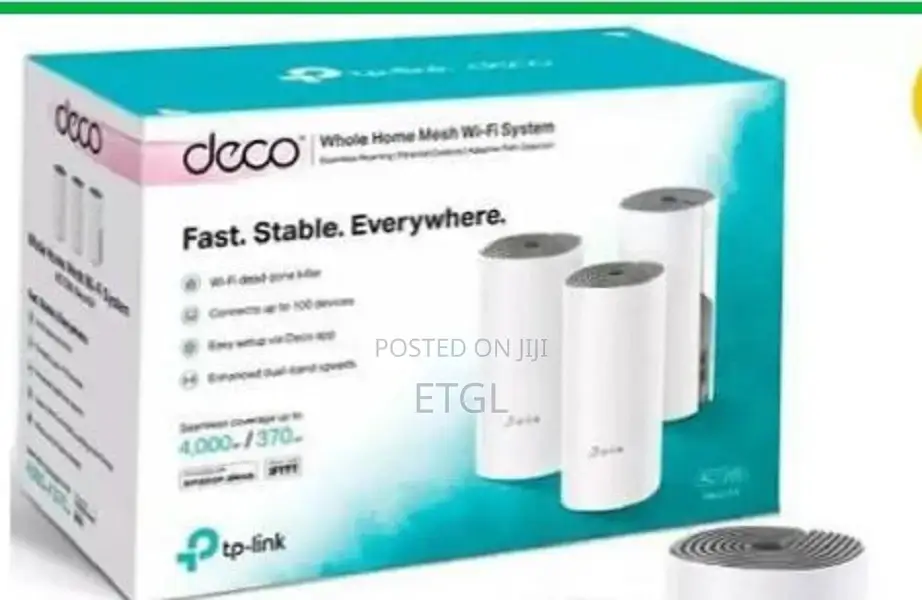 Tp-Link AC1200 Whole Home Mesh Wi-Fi System - TL-DECO E4