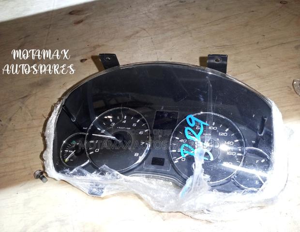 Subaru Legacy BR9 Dashboard Clock With Hazard Switch