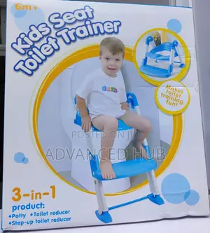 3in1 Kids Toilet Trainer With Ladder