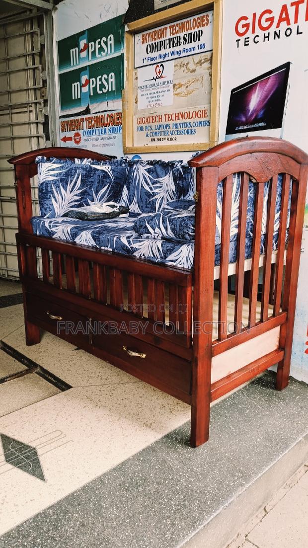 Wooden Baby Cot - main view
