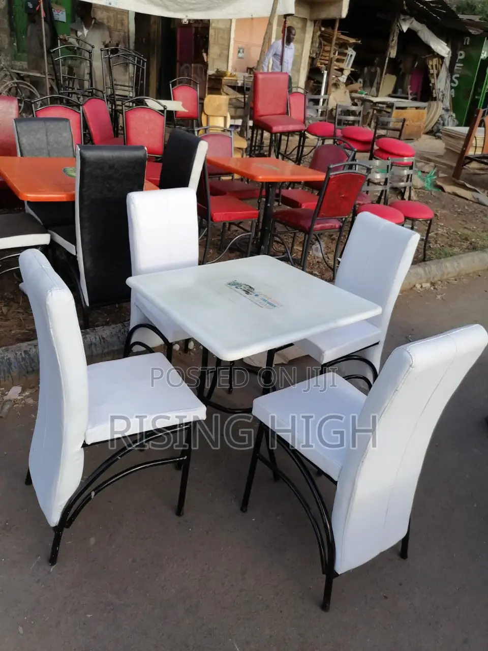Long-Lasting Complete Set of Restaurant Tables and Chairs