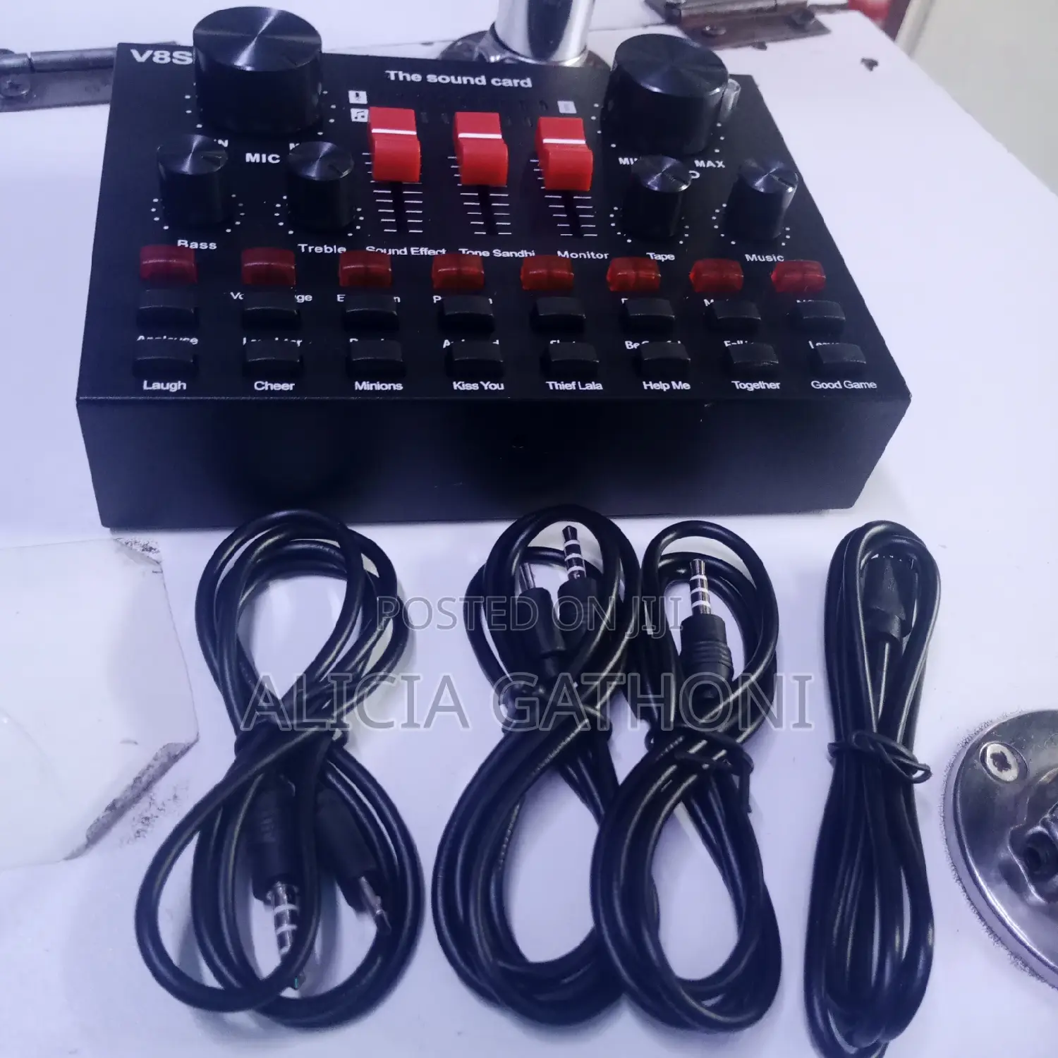 V8S Sound Card With Cables
