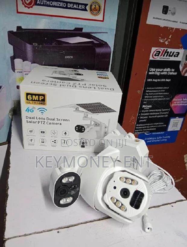 6mp Outdoor 4g Simcard Solar Camera Ubox Dual Lens Cameras