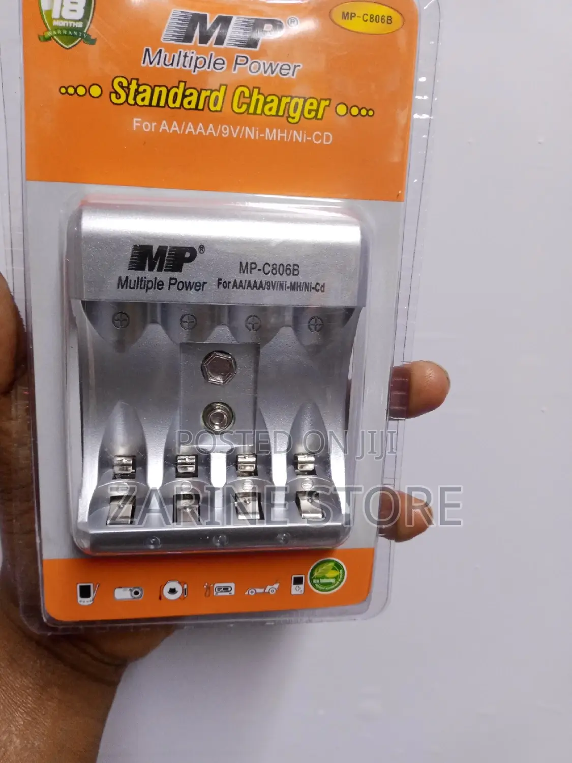 Multiple Power Charger for Rechargeable Batteries