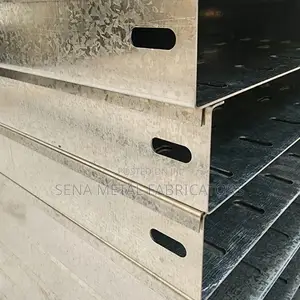High-Quality Galvanised Cable Trays. 250mm×50