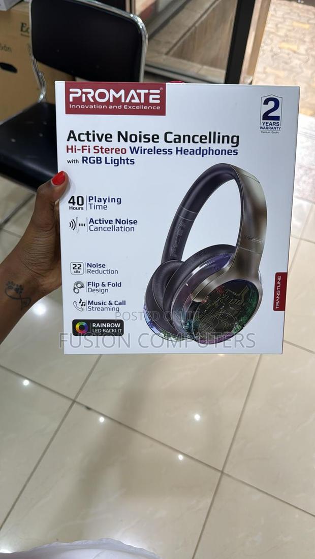 Promate TRANSTUNE Wireless Headphones - main view