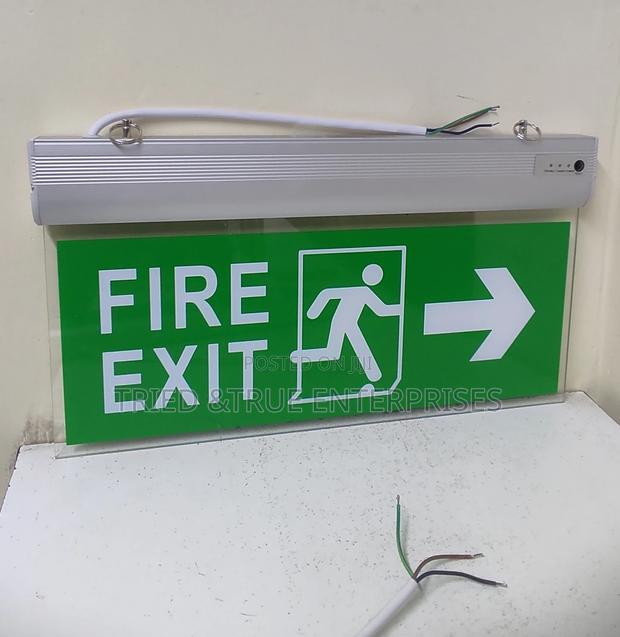 Fire Exits Lights Double Sided